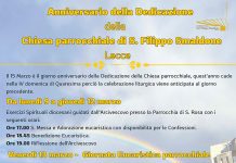 Anniversario della Dedicazione della Chiesa parrocchiale di San Filippo Smaldone
